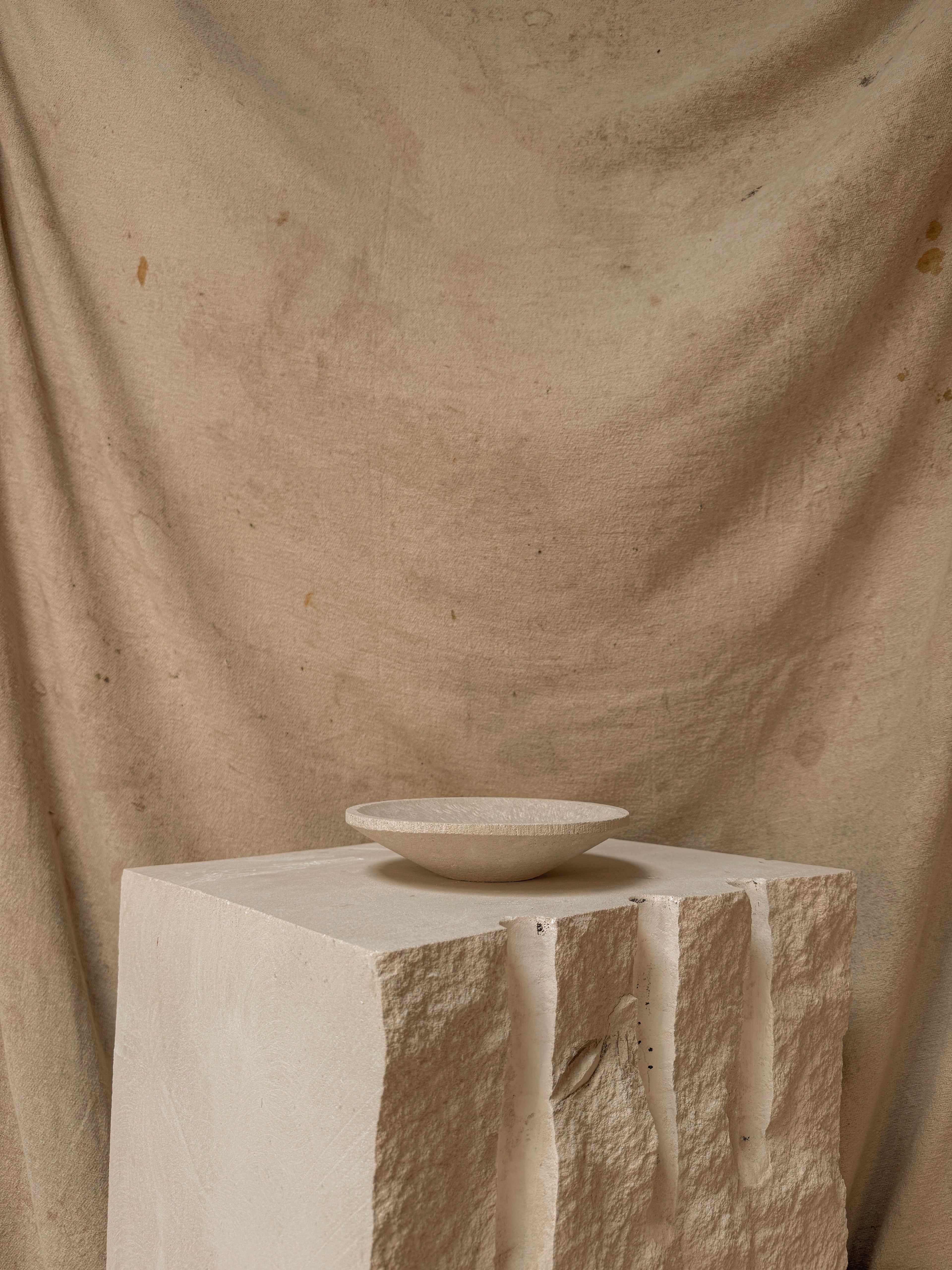 PORTLAND LIMESTONE LIRA BOWL