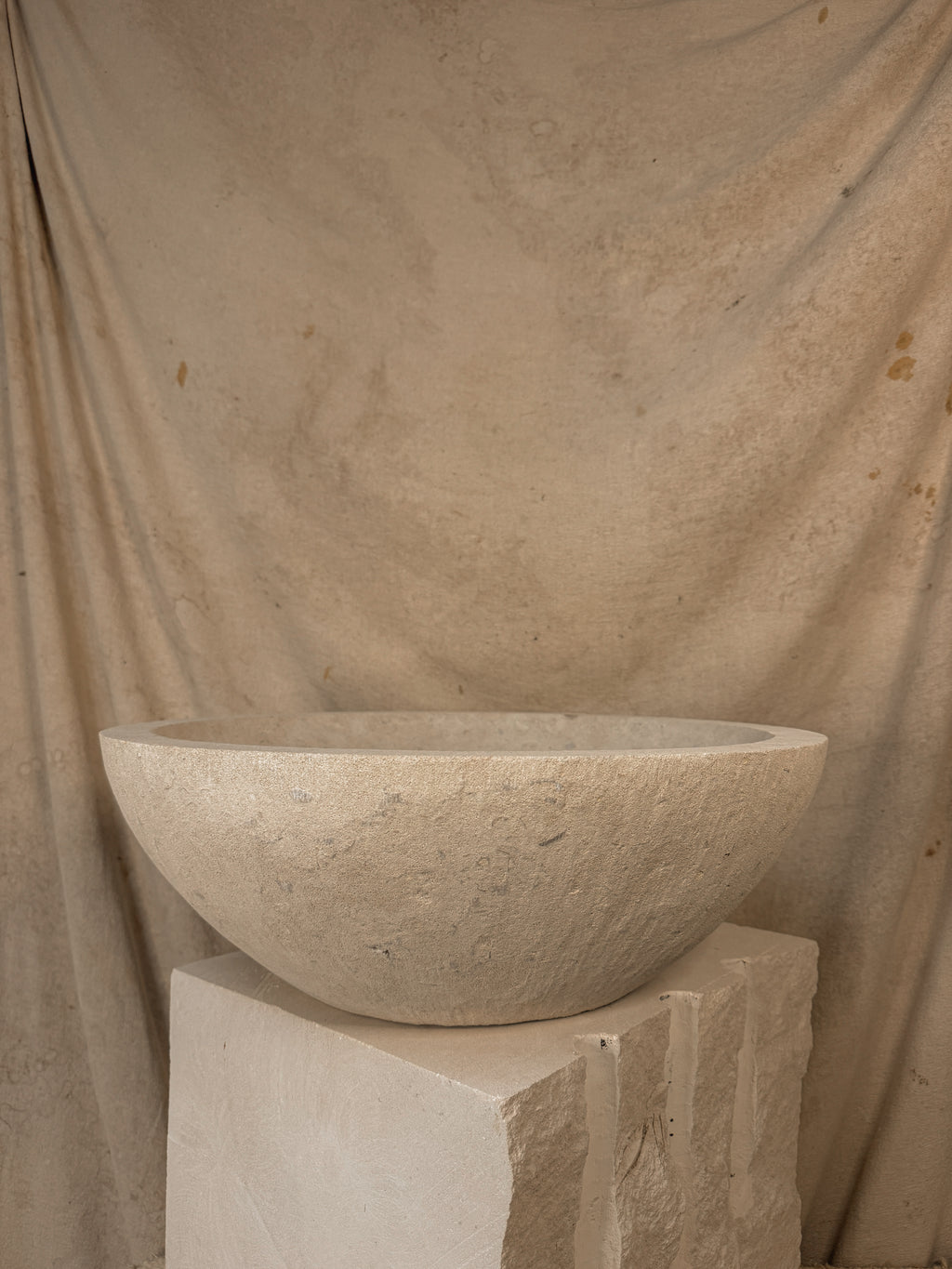 BATH LIMESTONE TIDAL BOWL