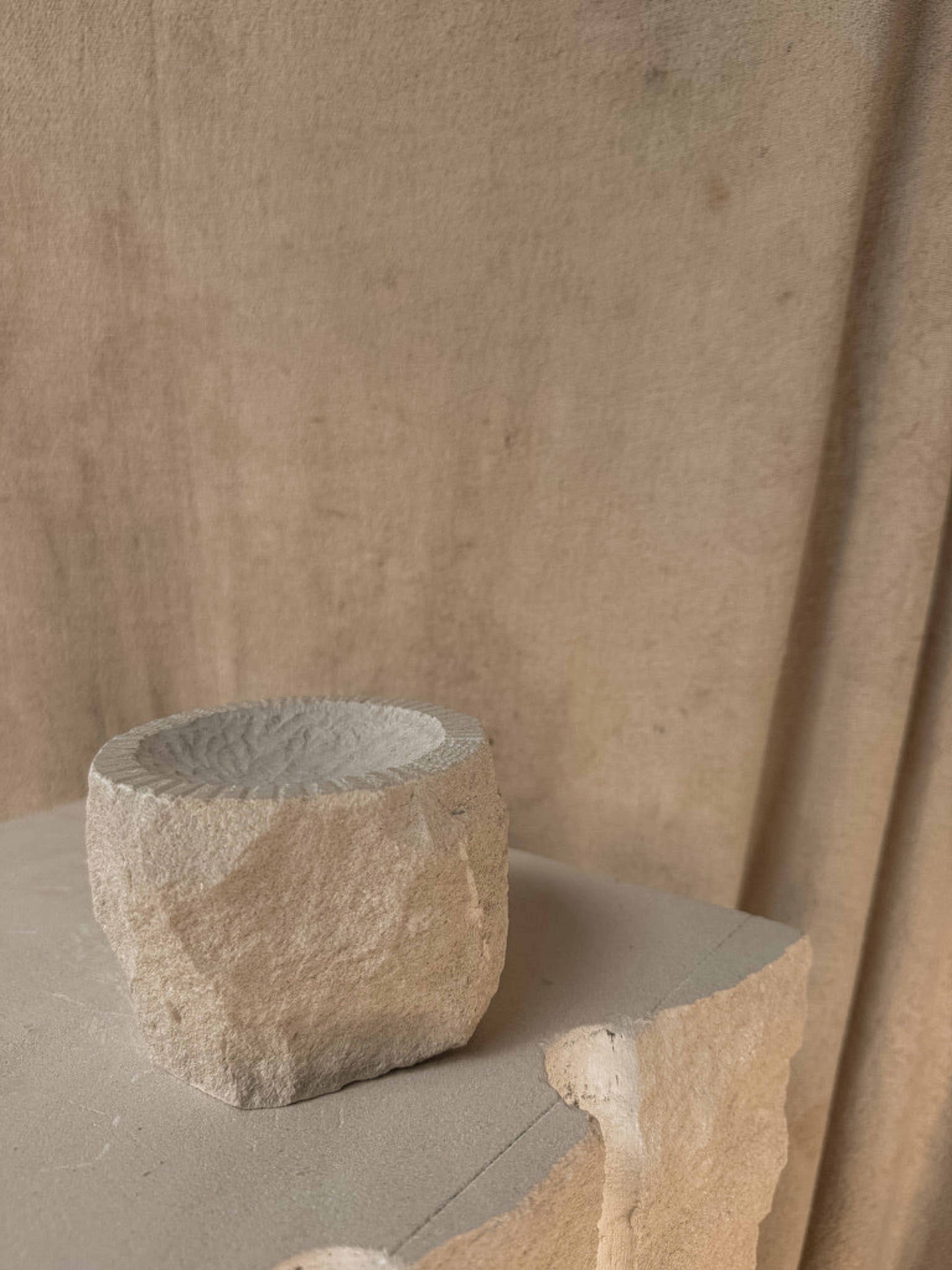 PORTLAND LIMESTONE MORRIS BOWL