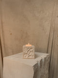 PORTLAND LIMESTONE OLIVE CANDLE HOLDER
